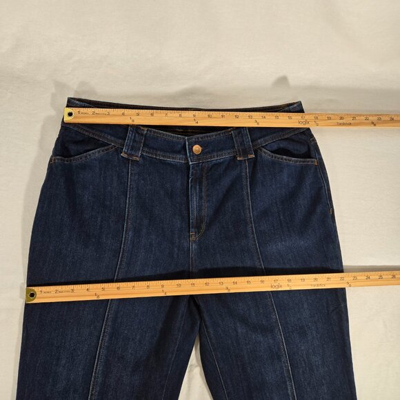 Chico's Dark Blue Flare Jeans - Picture 14 of 16